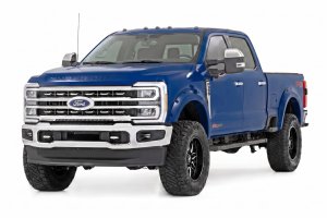 Ford F-350 Super Duty Pocket Fender Flares - Rough Country - E9 Argon Blue - '23-'26 Ford F-350 Super Duty Pocket Fender Flares - Rough Country - E9 Argon Blue - '23-'26